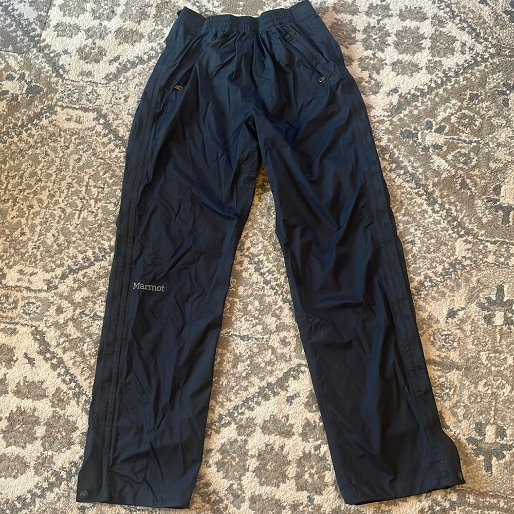 Marmot PreCip Eco Full Zip Rain Pants. Size medium.